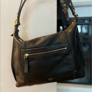 FOSSIL CROSSBODY LEATHER BAG
